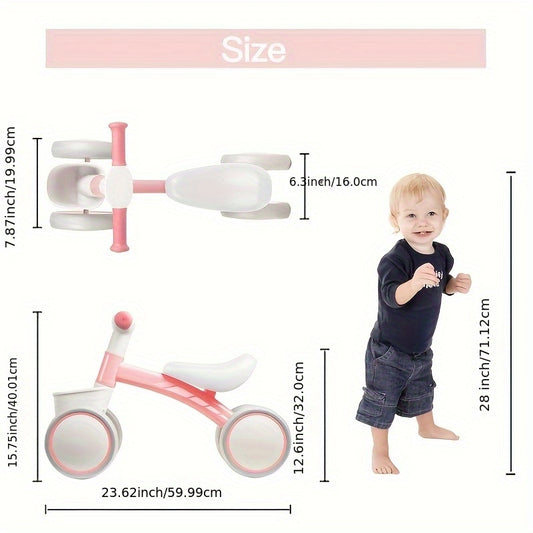 Baby loopfiets – 4‑wiel balansfiets (1‑3 jaar)