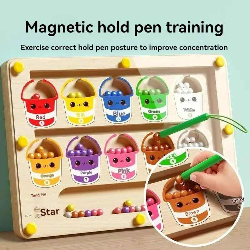 Magnetisch doolhof spel – fijne motoriek & concentratie (3+)