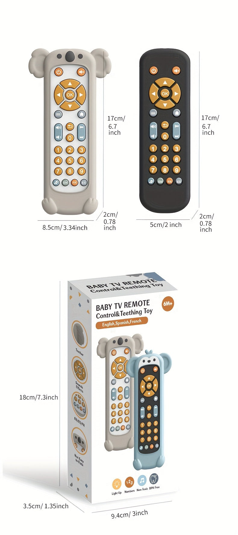 Afstandsbediening & telefoons set – interactief speelgoed (6–36 m)