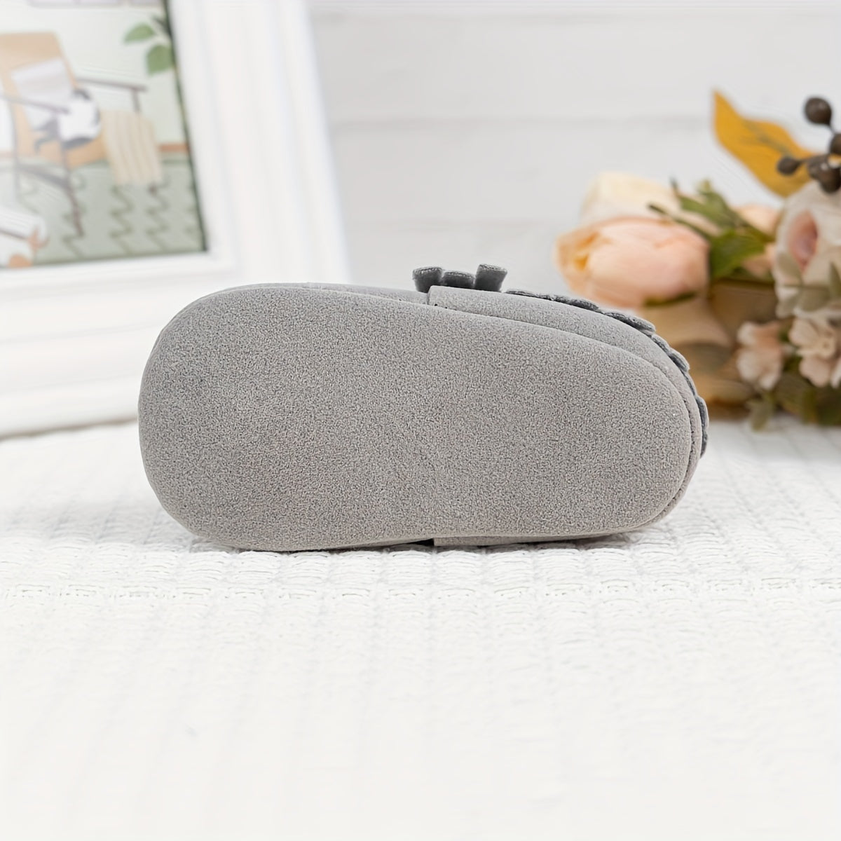 Mocassins met franje – zachte babyslofjes