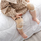Baby knie- & elleboogbeschermers – zachte antislip (0–3j)