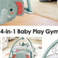 4-in-1 speelmat met babygym – ballenbad & speelboog