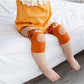 Baby knie- & elleboogbeschermers – zachte antislip (0–3j)