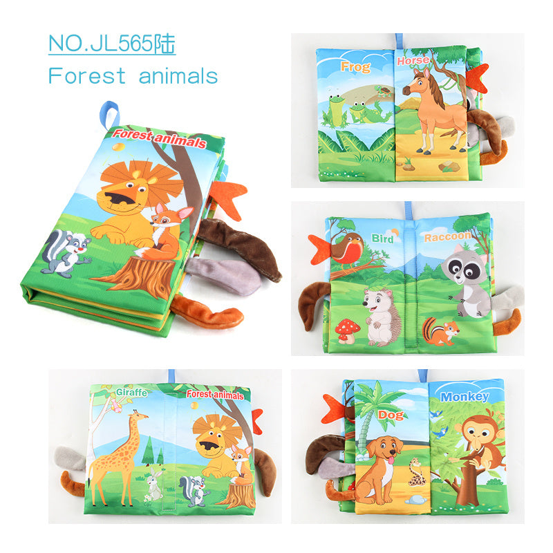 Knisperend stoffen babyboek – sensorisch speelgoed