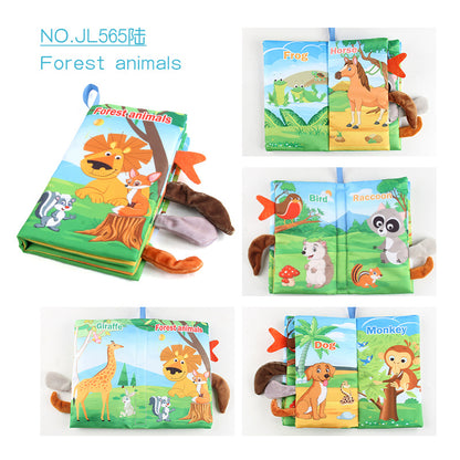 Knisperend stoffen babyboek – sensorisch speelgoed