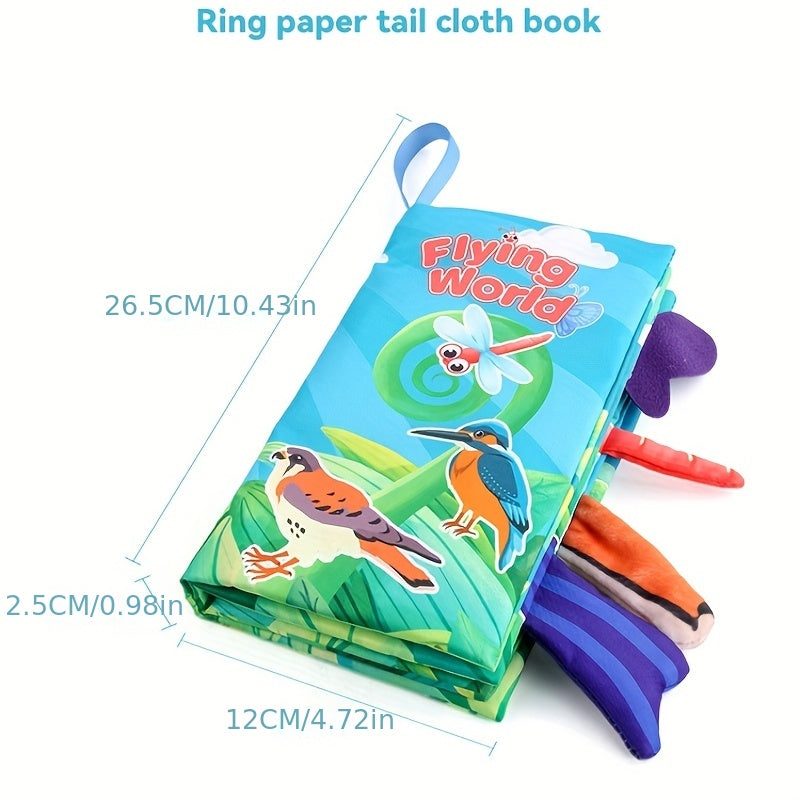 Knisperend stoffen babyboek – sensorisch speelgoed