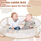6-in-1 speelmat & ballenbad – babygym & mijlpaalkaarten
