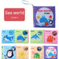 Set van 8 zachte babyboekjes – kleurrijke stof & knisper