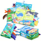 Knisperend stoffen babyboek – sensorisch speelgoed