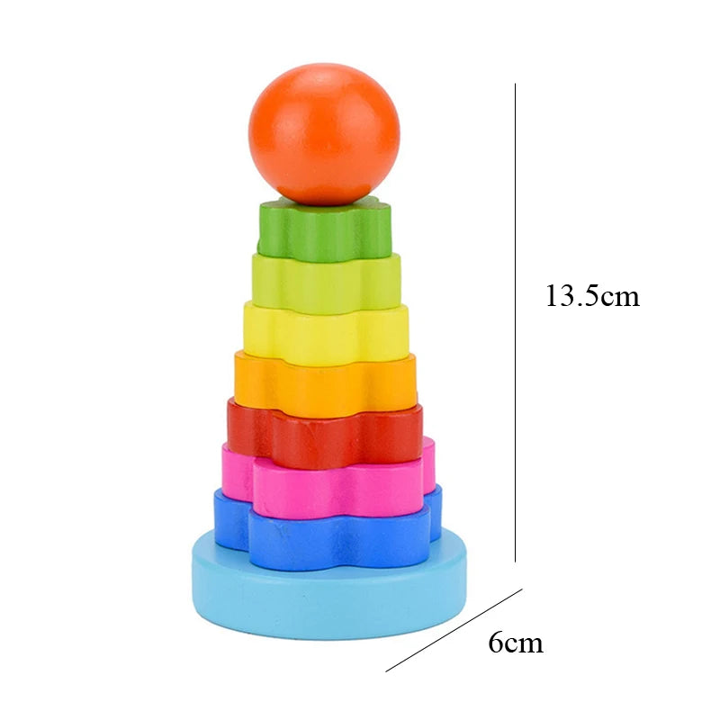 Montessori houten activiteitenset – kralenbaan & puzzels (3+)