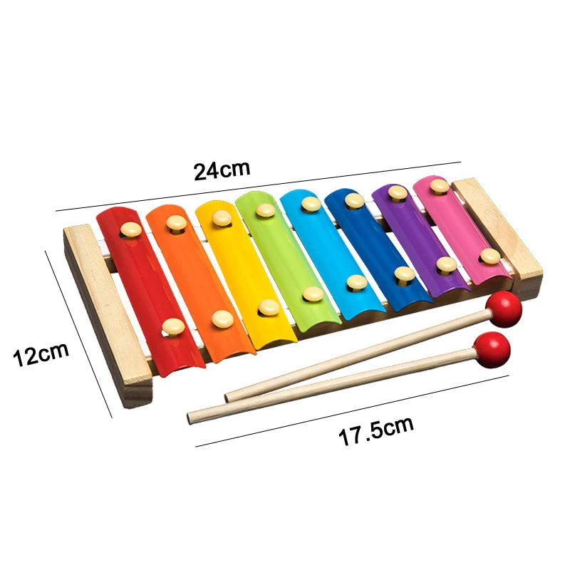 Montessori houten activiteitenset – kralenbaan & puzzels (3+)
