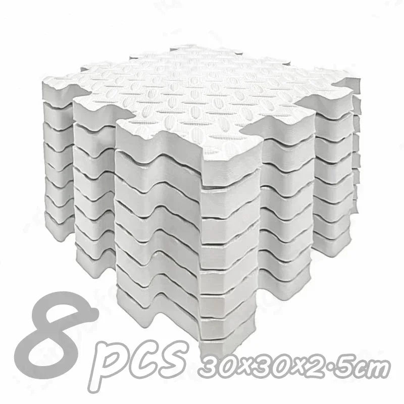 Dikke puzzel-speelmat – geluiddempende kruipmat (8 stuks)