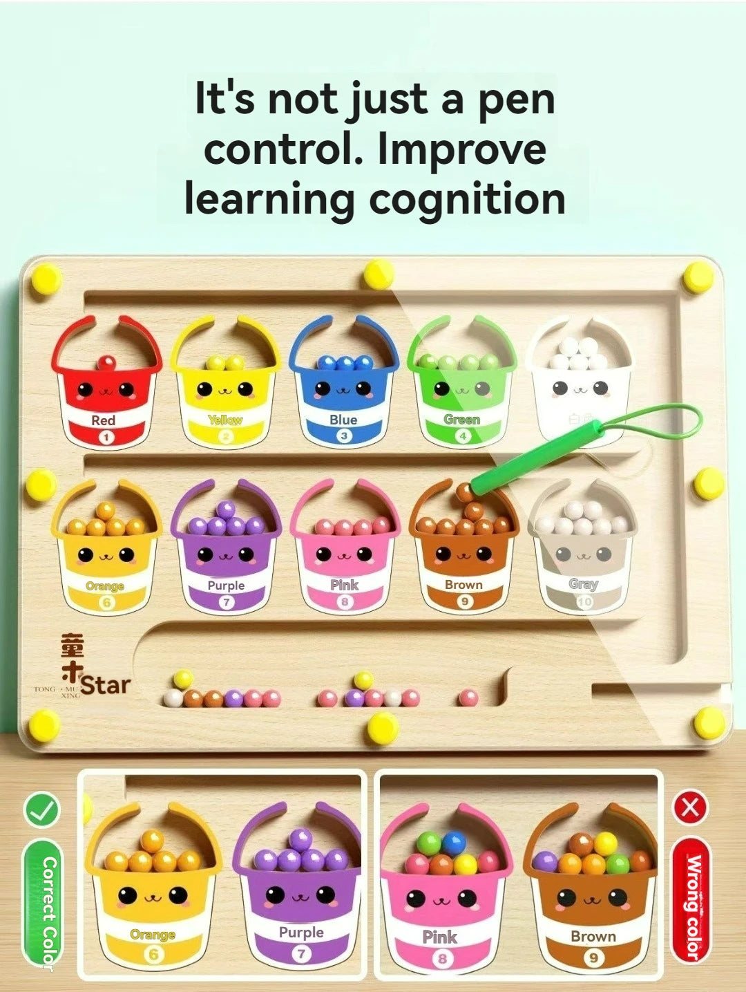 Magnetisch doolhof spel – fijne motoriek & concentratie (3+)