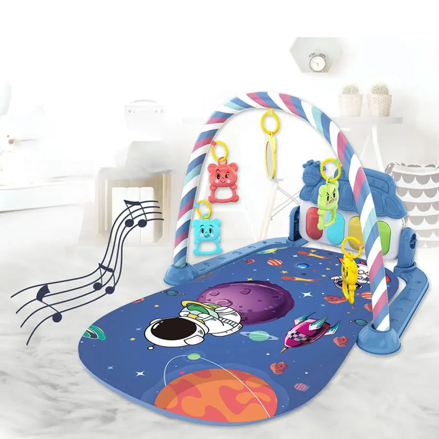 Speelmat met piano – baby activity gym (0‑36 m)