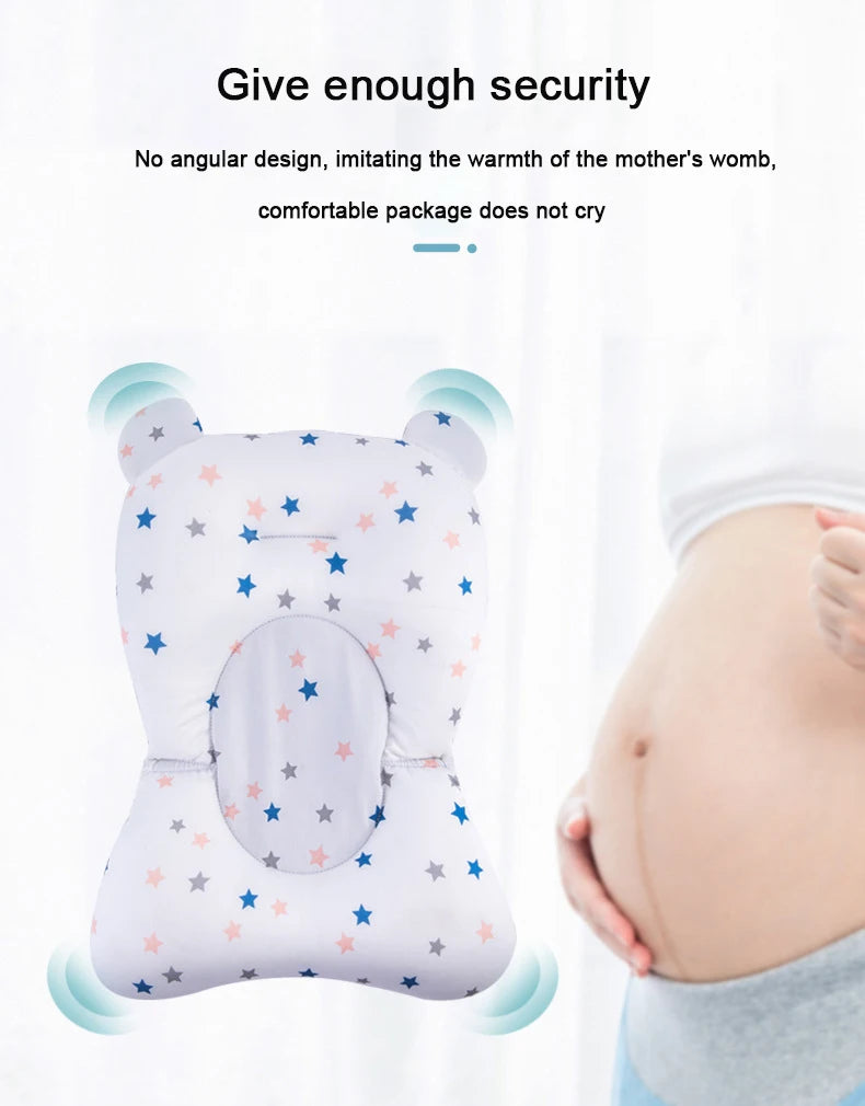 Badzitje voor baby – antislip & zacht badkussen