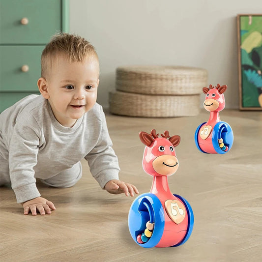 Tuimelaar rammelaar – hert roly‑poly met bel & bijtring