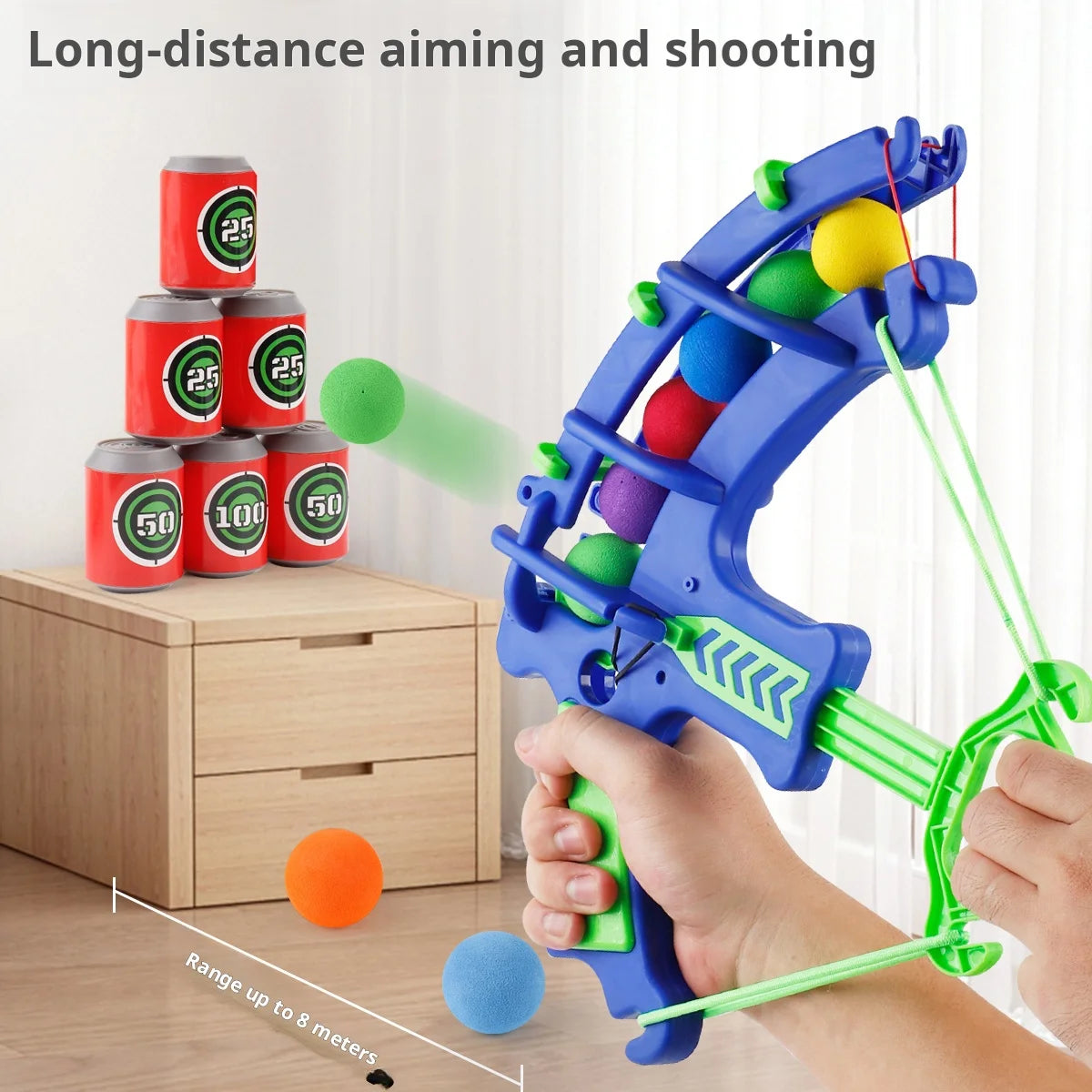 Montessori gooispel – sticky ball dartbord spel