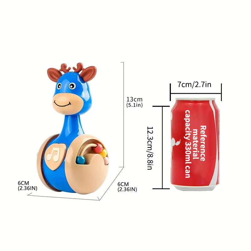 Tuimelaar rammelaar – hert roly‑poly met bel & bijtring