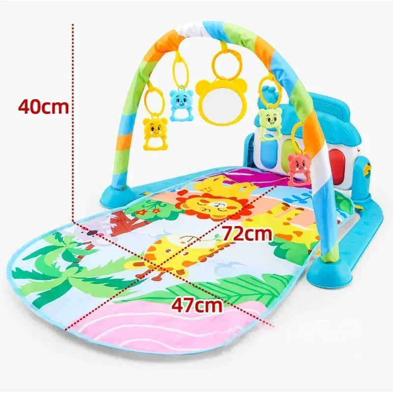 Speelmat met piano gym – baby activity center (0–12 m)