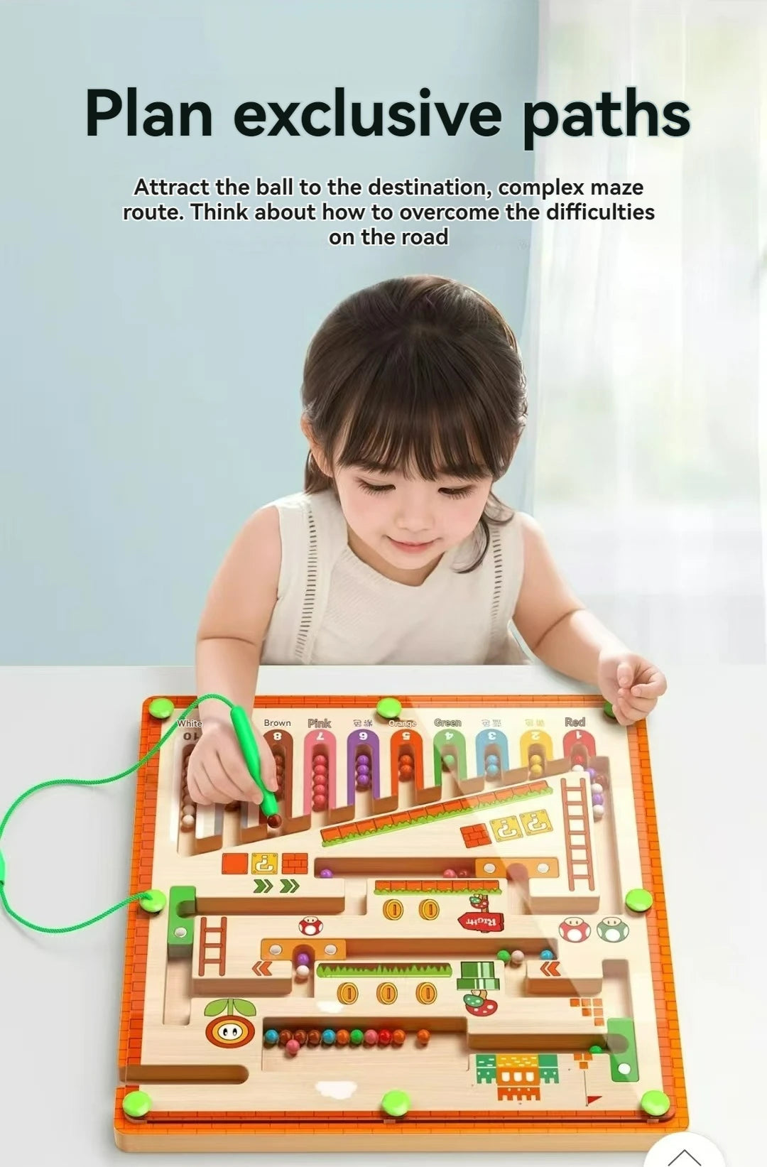 Magnetisch doolhof spel – fijne motoriek & concentratie (3+)