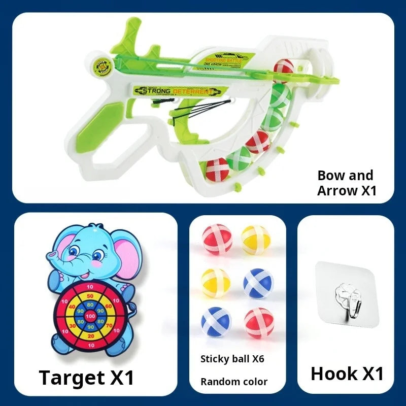 Montessori gooispel – sticky ball dartbord spel