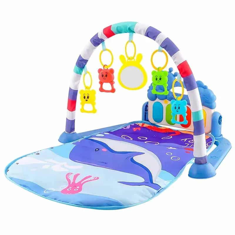 Speelmat met piano – baby activity gym (0‑36 m)