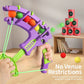 Montessori gooispel – sticky ball dartbord spel
