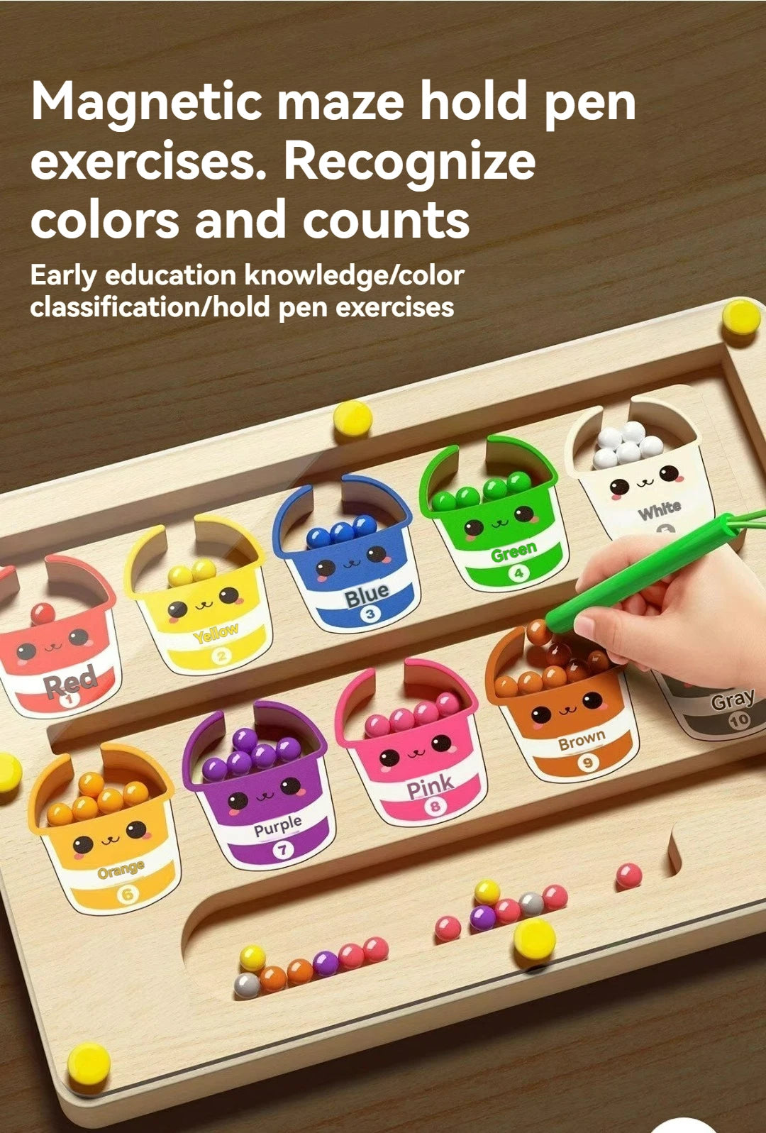 Magnetisch doolhof spel – fijne motoriek & concentratie (3+)