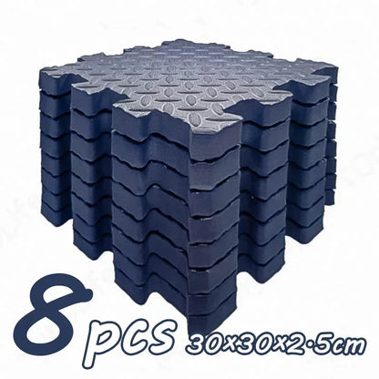 Dikke puzzel-speelmat – geluiddempende kruipmat (8 stuks)