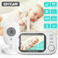 Draadloze babyfoon met camera – 3,5” scherm & nachtzicht