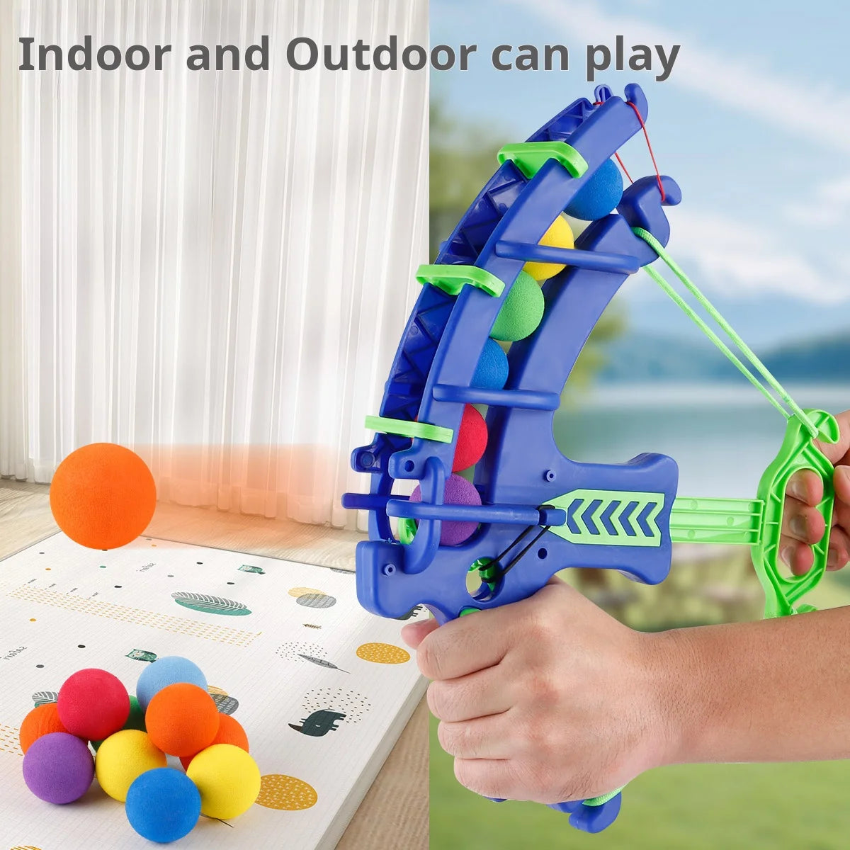 Montessori gooispel – sticky ball dartbord spel