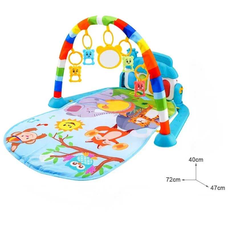 Speelmat met piano gym – baby activity center (0–12 m)