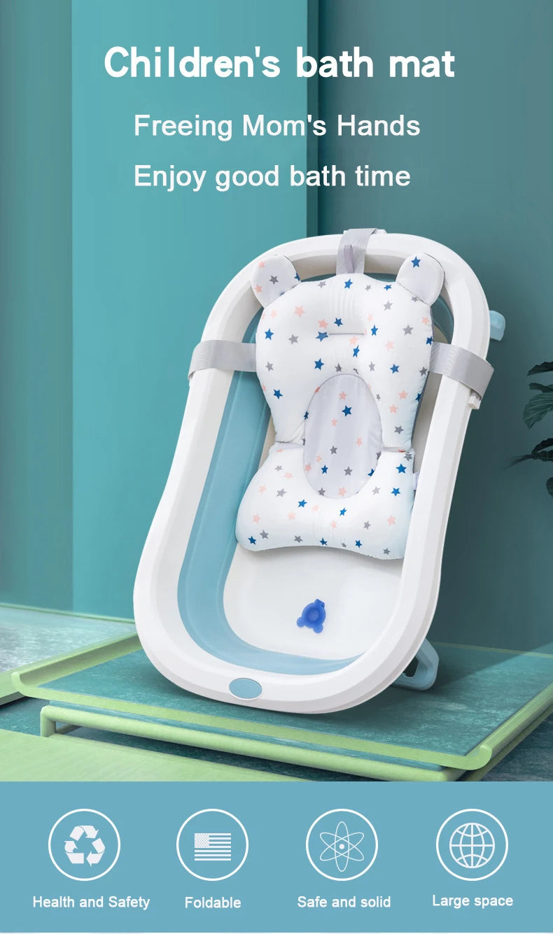 Badzitje voor baby – antislip & zacht badkussen