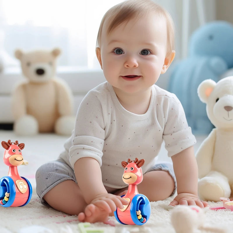 Tuimelaar rammelaar – hert roly‑poly met bel & bijtring