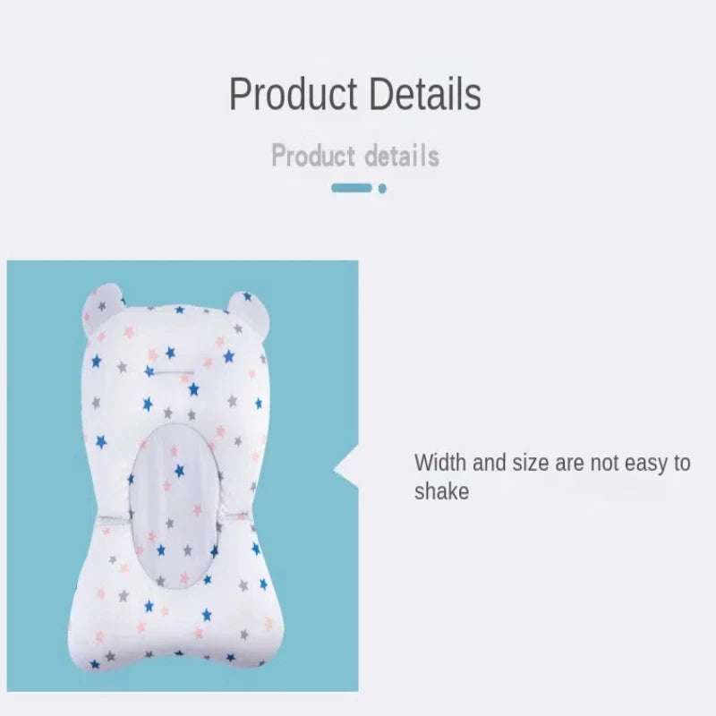 Badzitje voor baby – antislip & zacht badkussen