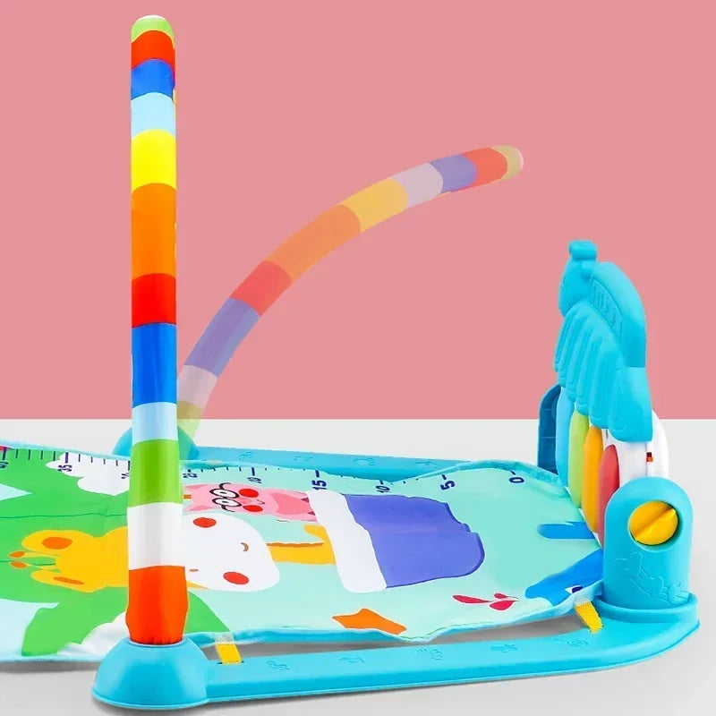 Speelmat met piano – baby activity gym (0‑36 m)