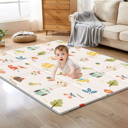 Opvouwbare speelmat – dubbelzijdig & antislip