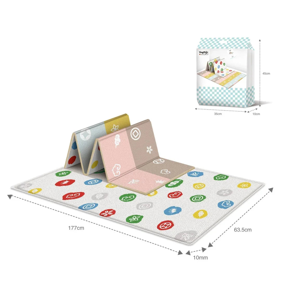 Opvouwbare speelmat – dubbelzijdig & antislip