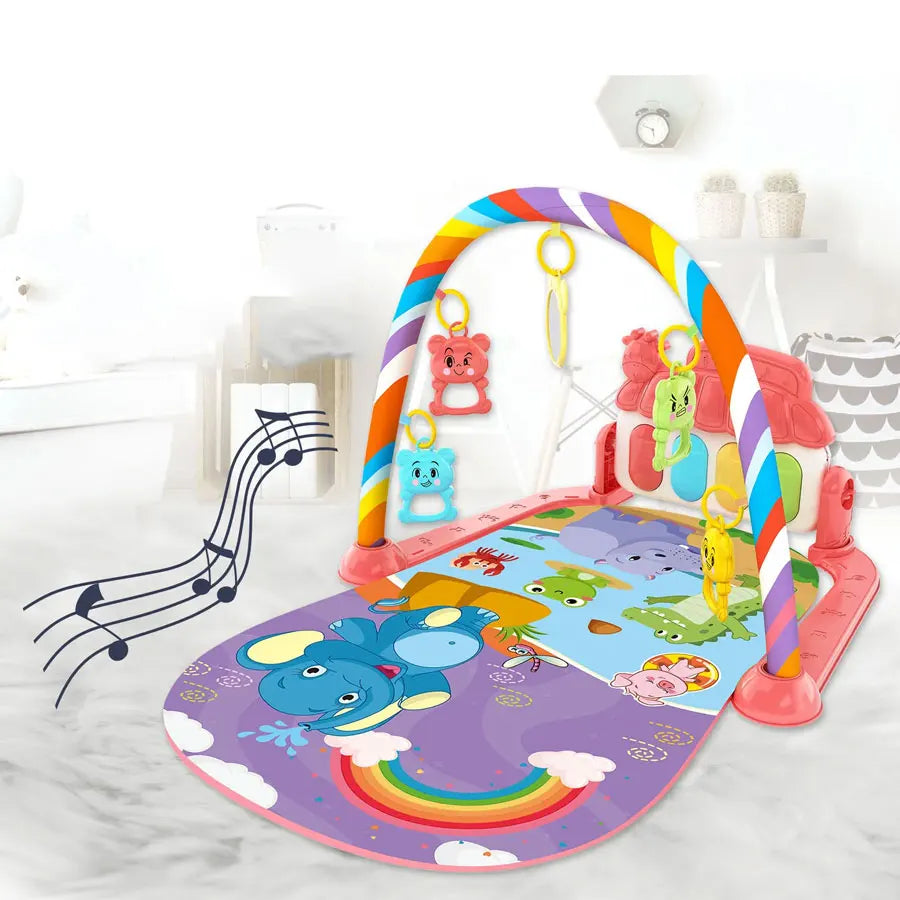 Speelmat met piano gym – baby activity center (0–12 m)