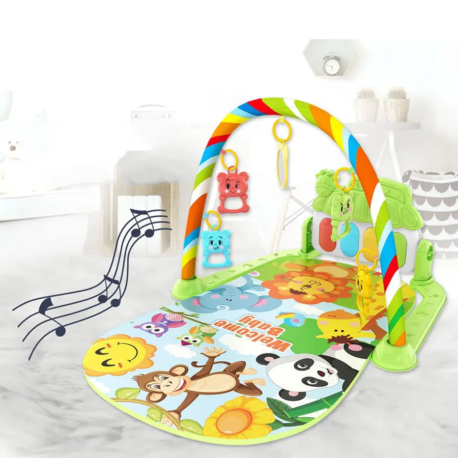 Speelmat met piano – baby activity gym (0‑36 m)