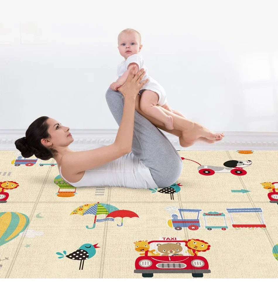 Opvouwbare speelmat – dubbelzijdig & antislip