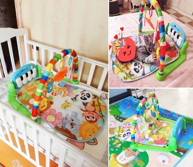Speelmat met piano gym – baby activity center (0–12 m)