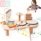 Houten muziekspeelgoed – klokkenspel/xylofoon met hamertje - Montessori