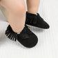Mocassins met franje – zachte babyslofjes