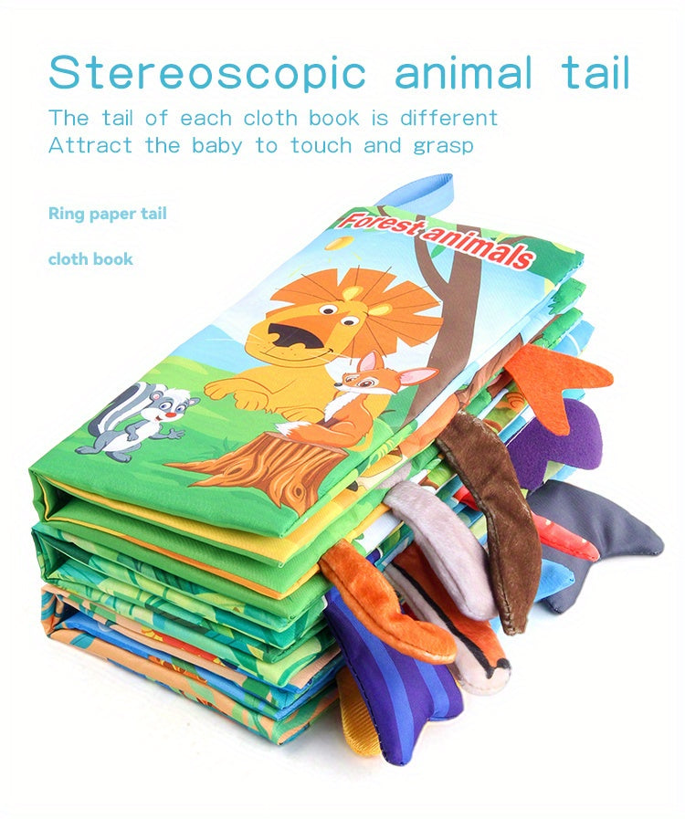 Knisperend stoffen babyboek – sensorisch speelgoed