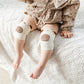 Baby knie- & elleboogbeschermers – zachte antislip (0–3j)